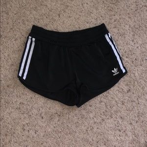 Black adidas athletic/ lounge women’s shorts